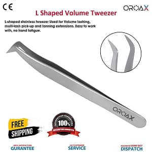 L Shaped Eyelash Tweezers