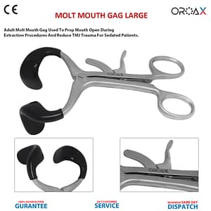 Molt Mouth Gag Large Retractor Surgical Instruments