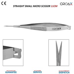 Straight Microsurgical Scissors 4.5"