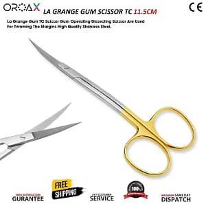 LA Grange Gum Scissor TC 11.5CM Oral Surgial Instruments