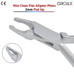 Mini Clear Aligner Pliers 2mm Flat Tip Orthodontics Dental Plier