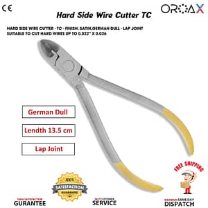 Hard Wire Chairside Cutter TC 13.5cm Orthodontic Wires Bending Dentistry Pliers