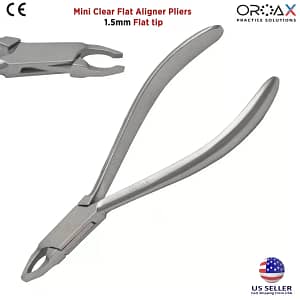 Mini Clear Aligner Pliers Flat Tip Orthodontics Dental Plier