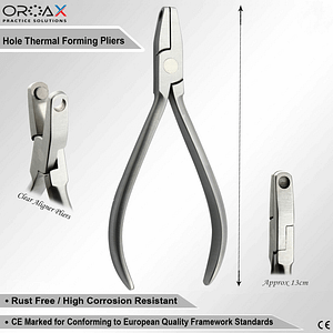 Thermal Punch Hole Plier Clear Aligner Invisible Braces