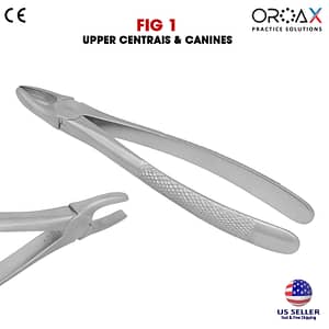 Tooth Forceps Fig #1 Upper Incisors and Canines