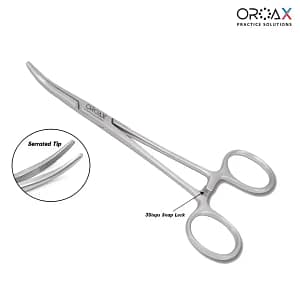 Locking Forceps Curved 14cm