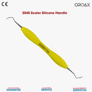 Dental Sickle Scaler 204S for Periodontal Calculus Removal in Dentistry, Mejor escalador dental en forma de hoz 204S para una eliminación efectiva de cálculos periodontales, Achetez en ligne le scaler dentaire en forme de serpe 204S pour des soins parodontaux professionnels, Kaufen Sie den dentalen Sichel-Scaler 204S online für professionelle Parodontalpflege, Miglior scaler a scalpello dentale 204S per una rimozione efficace del tartaro parodontale