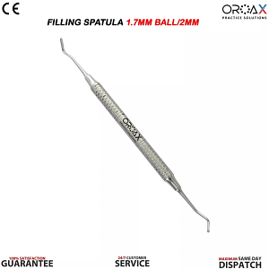 "Filling Spatula 1.7mm and Ball Burnisher 2mm Restorative Instruments: Find high-quality dental instruments for restorative procedures.