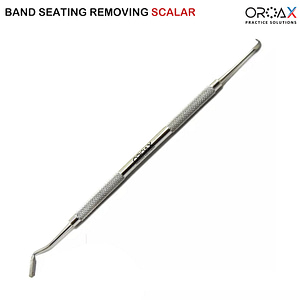 Orthodontic Band Pusher Scaler Bands Seating Scraper Placement Removing Tools Empujador de Bandas Ortodónticas Herramienta para Asentar Bandas Escalador Herramienta de Rasqueta Ortodóntica Outil de Positionnement des Bandes Outil de Grattoir Orthodontique Skalierband-Sitzwerkzeug Orthodontisches Schaberwerkzeug Bandplatzierungswerkzeug für die Kieferorthopädie Orthodontischer Banddrücker mit Schaber