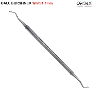 Ball Burnisher 1mm/1.1mm Restorative Double Ended Scalers Escaladores de Doble Extremo Restaurador con Bolígrafo de 1mm/1.1mm Scalers à Double Extrémité Restaurative avec Boule de 1mm/1.1mm Restaurative Doppelseitige Ball Burnisher 1mm/1.1mm Scaler Scalpelli Doppi Restaurativi con Sfera da 1mm/1.1mm Escaladores Duplos Restaurativos com Boleador de 1mm/1.1mm