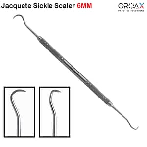 Dental Jacquette Sickle Scaler Anterior Towner Double Ended Tool