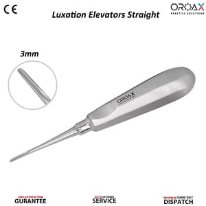 Luxating Root Elevator 3mm Teeth Extracting Surgical Elevators