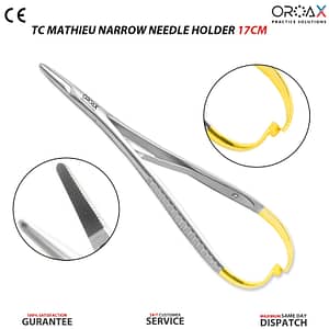 Mathieu Needle Holder TC 17CM Surgical Instruments