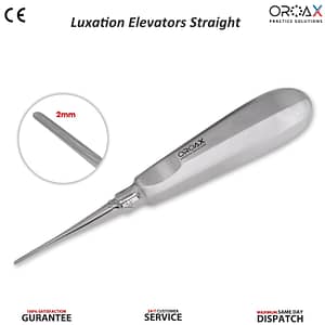 Dental Root Elevators Luxating Straight 2mm Oral Surgery Tools