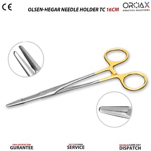 Olsen Hegar Needle Holder TC 16cm