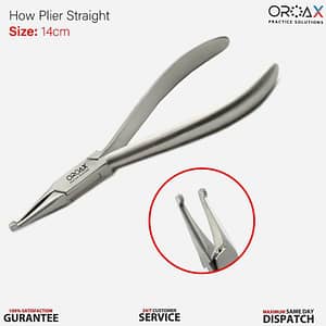 Dental Howe Plier Straight Orthodontic Braces Arch Wire Bending Utility Pliers