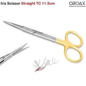 Iris Surgical Scissor Straight 11.5cm Tissue Trimming & Cutting Scissors