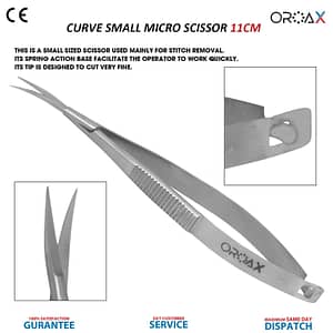 Micro Noyes Scissor, Microsurgical Tissue Dissection