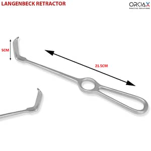 Lengenbeck Retractor L-Shaped For Soft Tissue Retractions