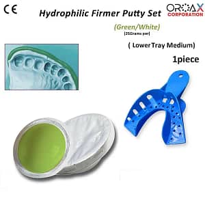 Impression Putty Green / White 25G - 1 PC LARGE LOWER TRAY