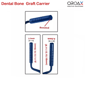 Implant Bone Graft-Carrier 3.3/4.0mm Titanium Coated