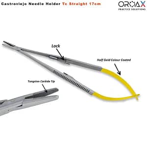 TC Castroviejo Needle Holder Straight 17CM