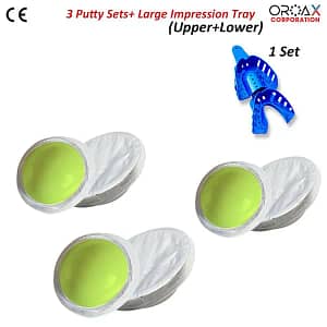 2 Sets x 4 pc Green/White putty set