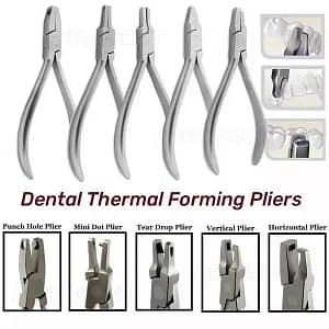 Punch Hole Plier Set Horizontal, Vertical, Tear Drop, Mini Dot