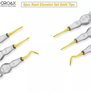 6pcs Dental Twist Point Root Elevators Set - Luxating Instruments