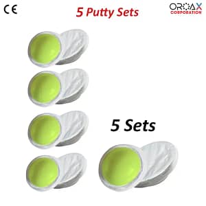 Dental Impression 5 sets x 10pcs Green/White putty