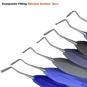 7pcs Composite filling instruments Silicone Handle