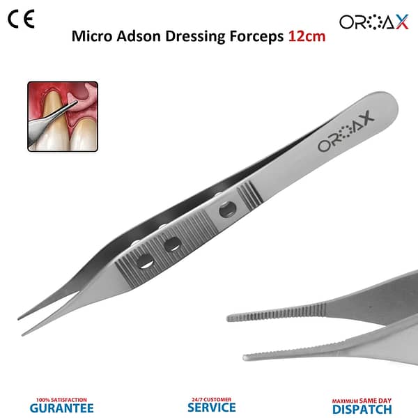 Micro Adson Tweezer 12CM