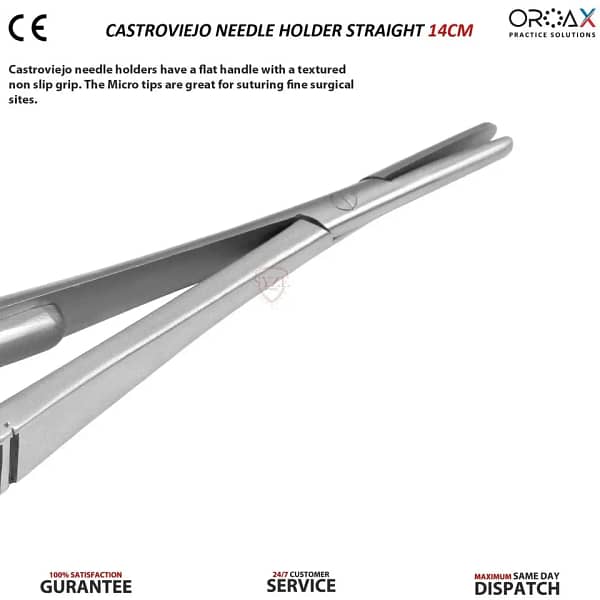 Castroviejo Olsen Hegar 14cm Needle Holder