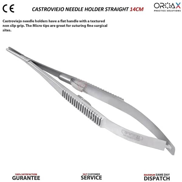 Castroviejo Olsen Hegar 14cm Needle Holder