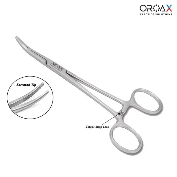 Kelly Hemostat Locking Forceps Curved 14cm