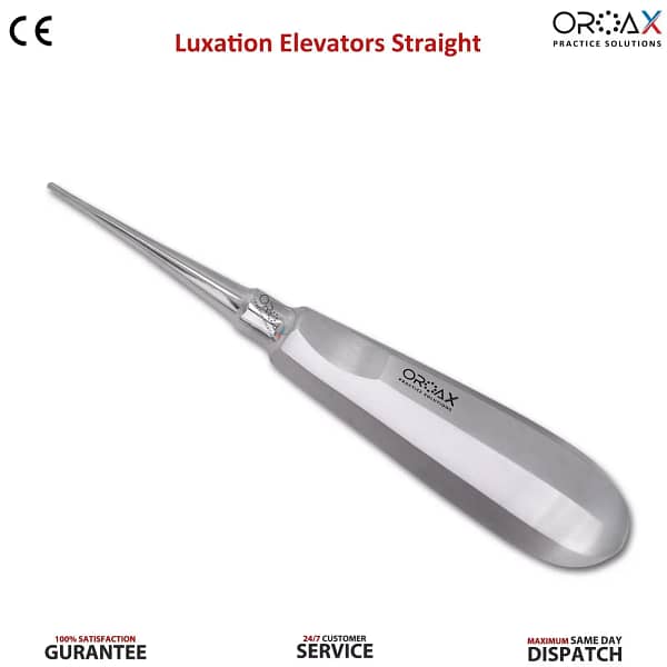 Dental Root Luxating Straight 1mm Tooth Loosening Elevator