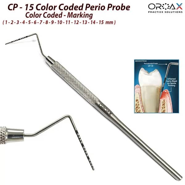 Periodontal CPITN-C Probe Diagnostic Examination Tools