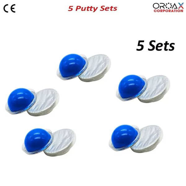 Dental Impression 5 sets x 10pcs Blue/White putty