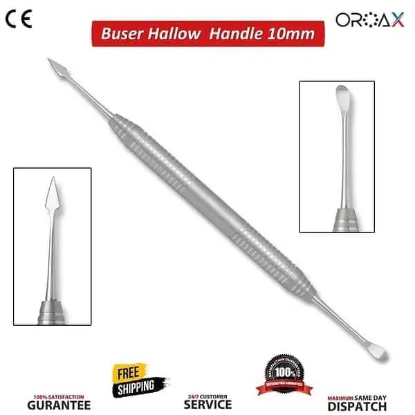 Periosteal Buser Elevator 10mm Hollow Handle Surgical Instruments
