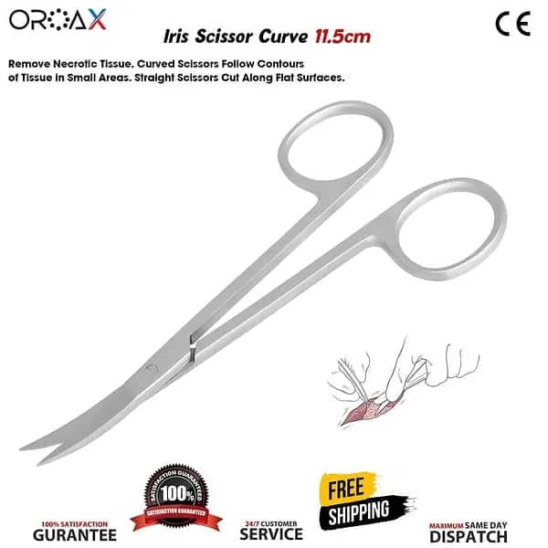 Iris Scissor 11.5cm Curved