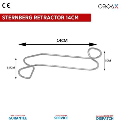 Dental Sternberg Retractor 14cm Cheek Holder Oral Surgical Instruments
