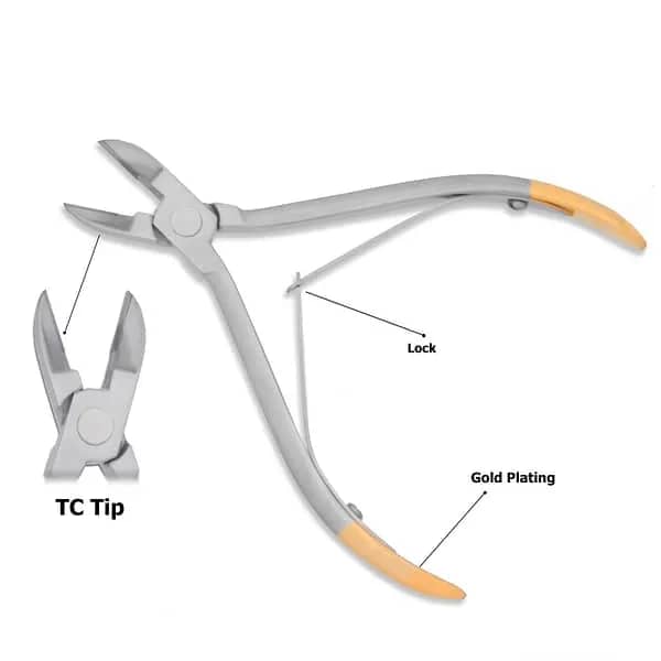 Orthodontic Hard Wire Cutter 12.5cm Heavy Duty Pliers