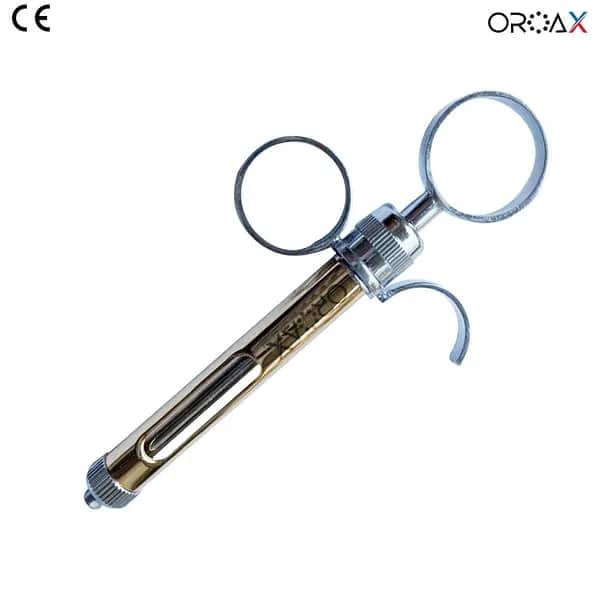 Dental Anesthetic Aspirating Syringe 1.8ml- New Three Ring Surgical Injection Tool for Dentists