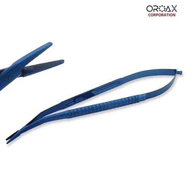 Microsurgical 30°Angled Needle Holder TC 17cm