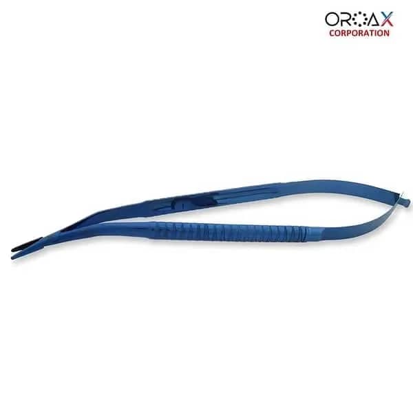 Microsurgical 30°Angled Needle Holder TC 17cm