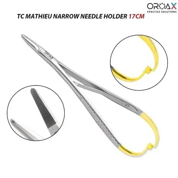Mathieu Needle Holder TC 17CM Surgical Instruments