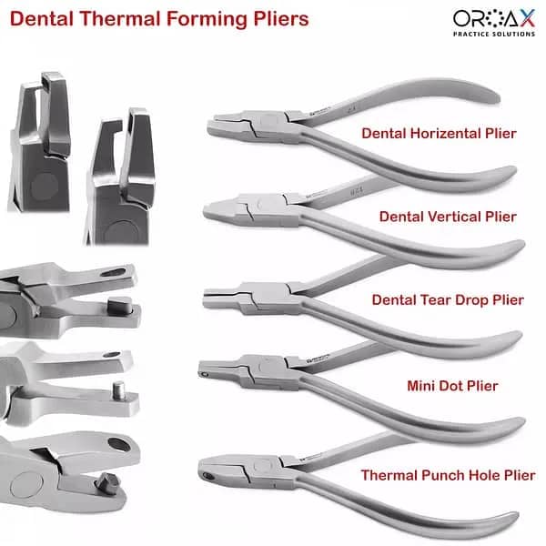 Punch Hole Plier Set Horizontal, Vertical, Tear Drop, Mini Dot