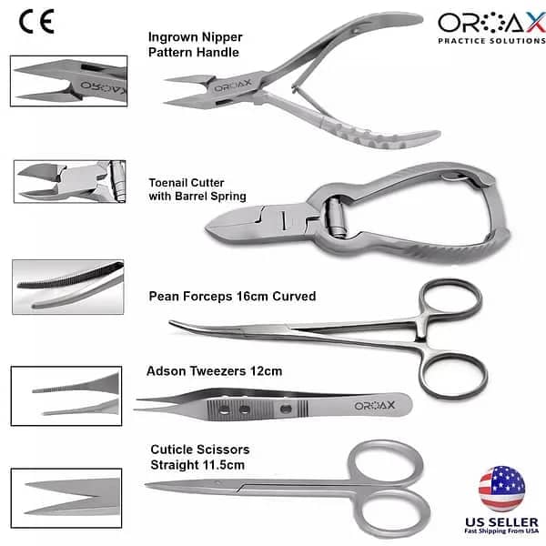 Podiatry Ingrown Toenail Nipper - Chiropody Tool Kit