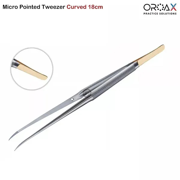 5 Pinza quirúrgica Micro pinzas de pulgadas