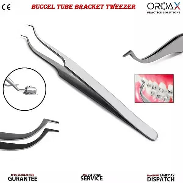 Dental Tweezers Set: L-Shaped,Bonding,Posterior & Bracket
